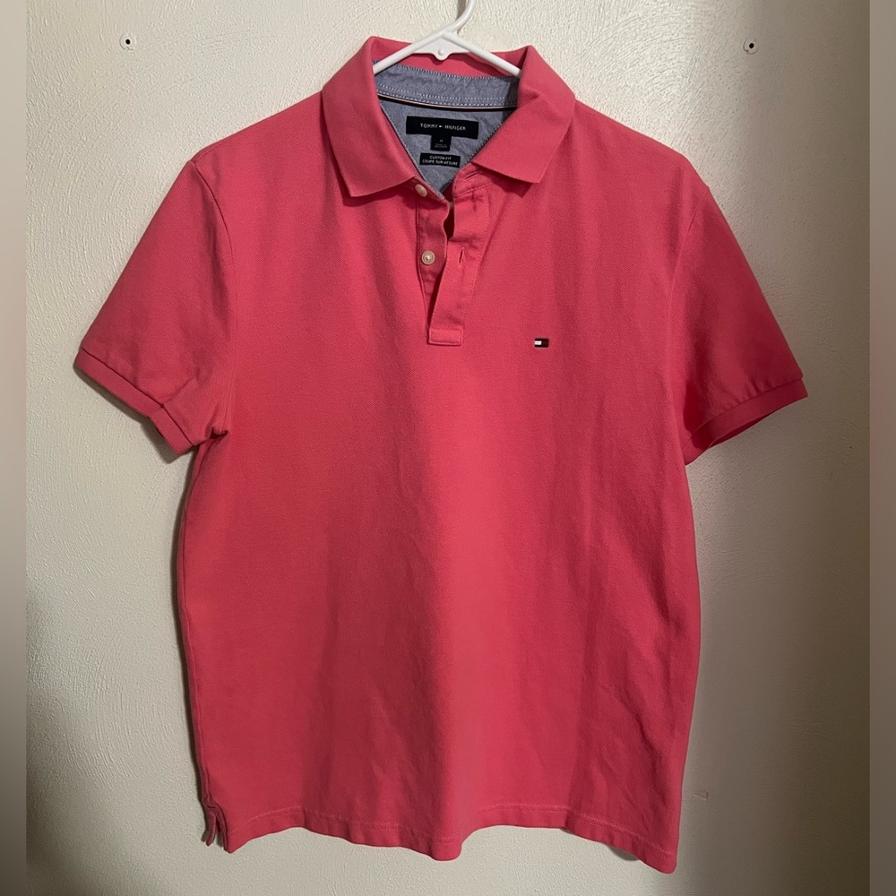TOMMY HILFIGER Classic Fit Polo Short Sleeve Kid's Size‎ M